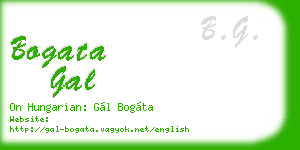bogata gal business card
